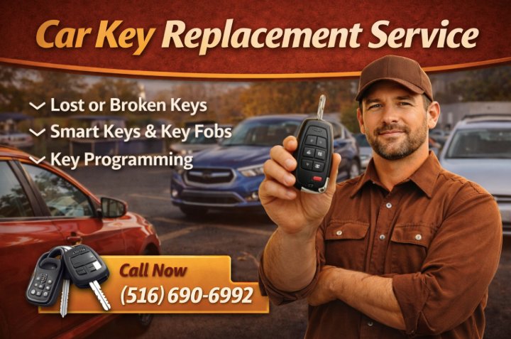 Car Key Replacement Lynbrook NY - Brown Keys Locksmith